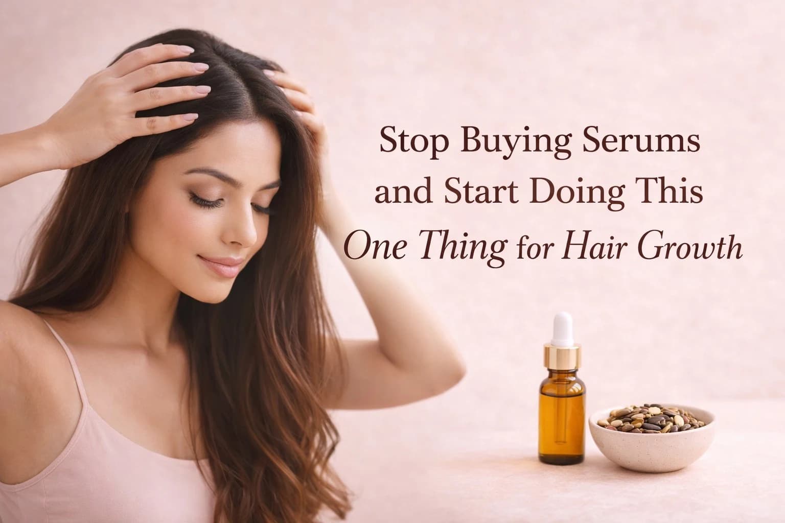 Stop Buying Serums and Start Doing This One Thing for Hair Growth