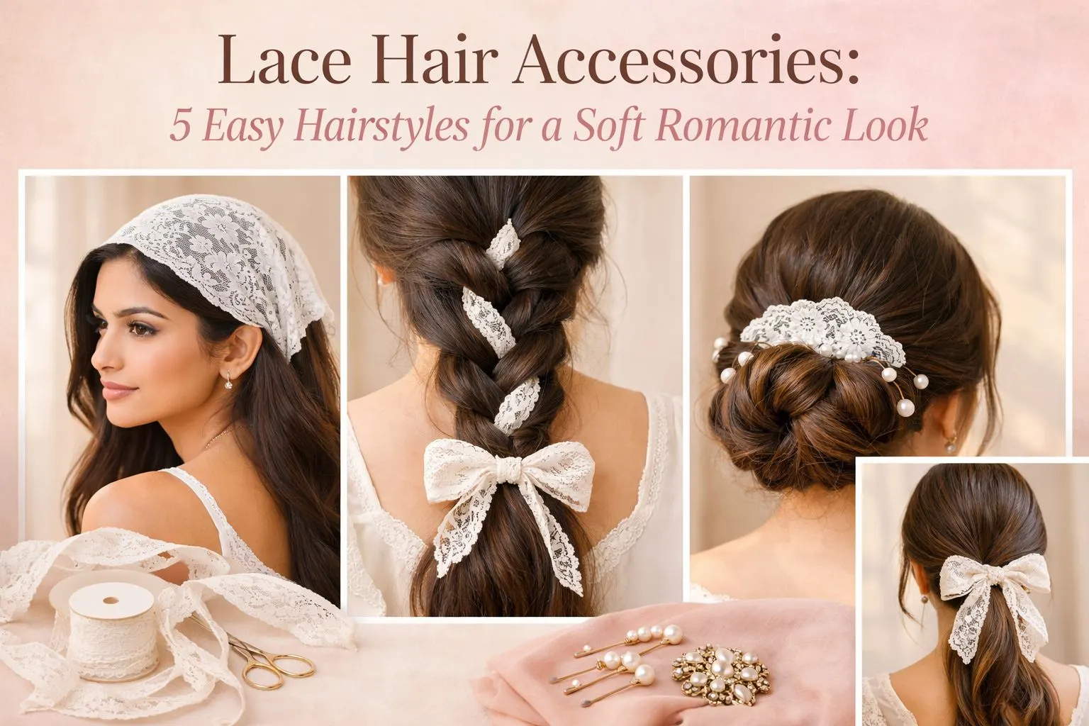 Lace Hair Accessories: 5 Easy Hairstyles for a Soft Romantic Look (2026 Guide)