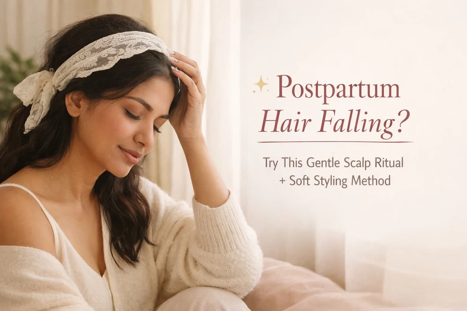 🌿 The Postpartum Scalp Ritual