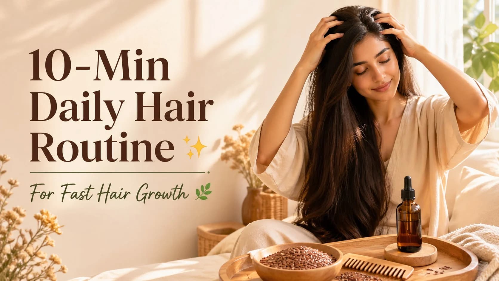 10-Minute Daily Hair Care Routine for Fast Hair Growth