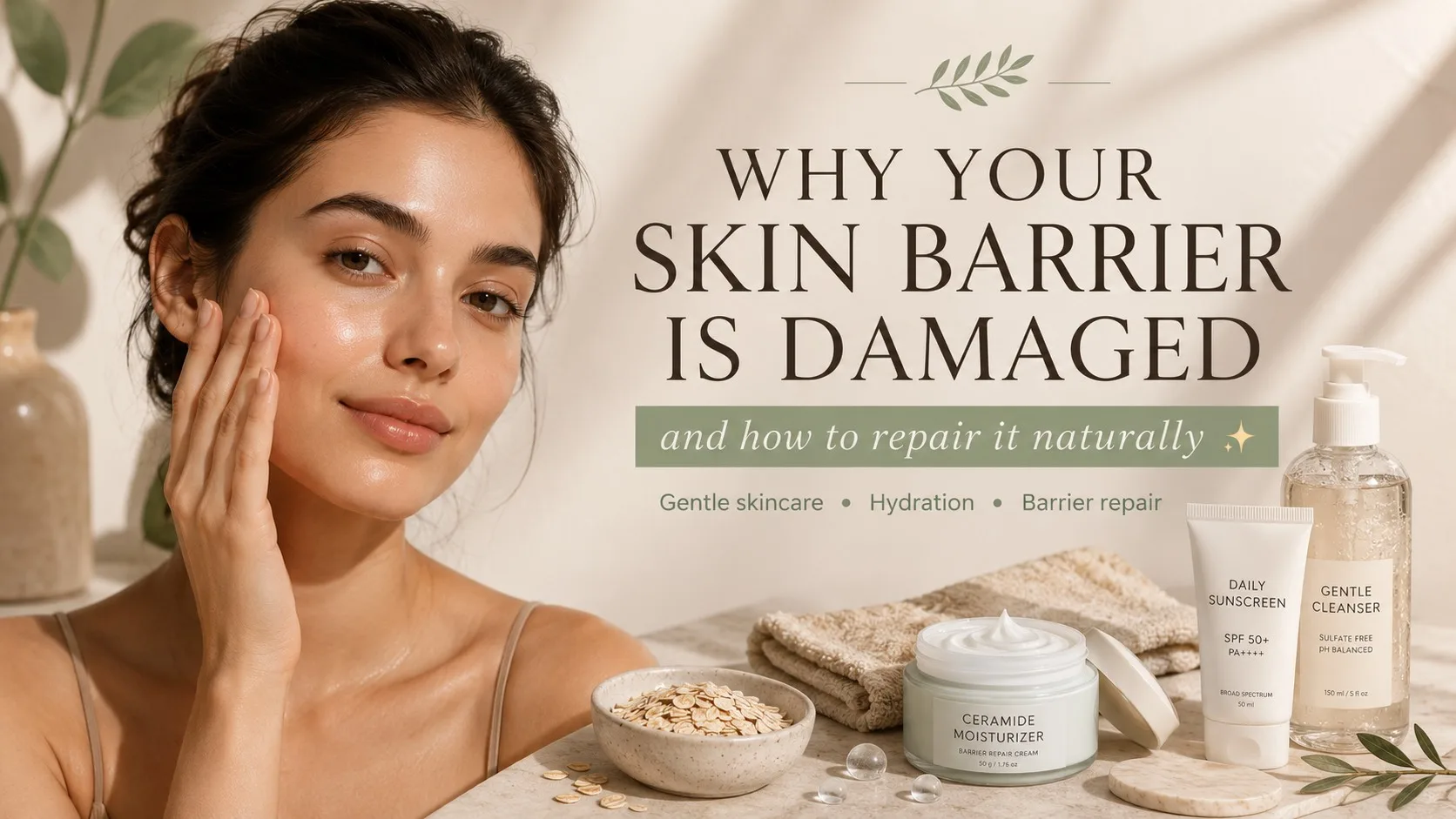 Why Your Skin Barrier Is Damaged (And How to Repair It Naturally)