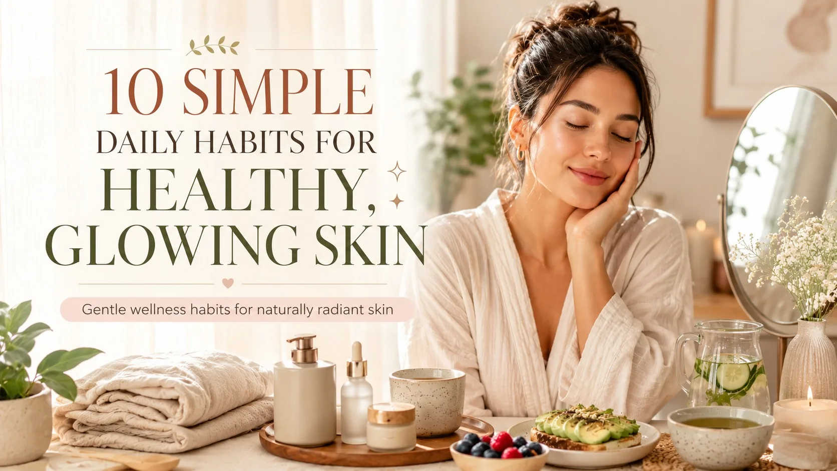 10 Simple Daily Habits That May Help Support Healthy, Glowing Skin ✨