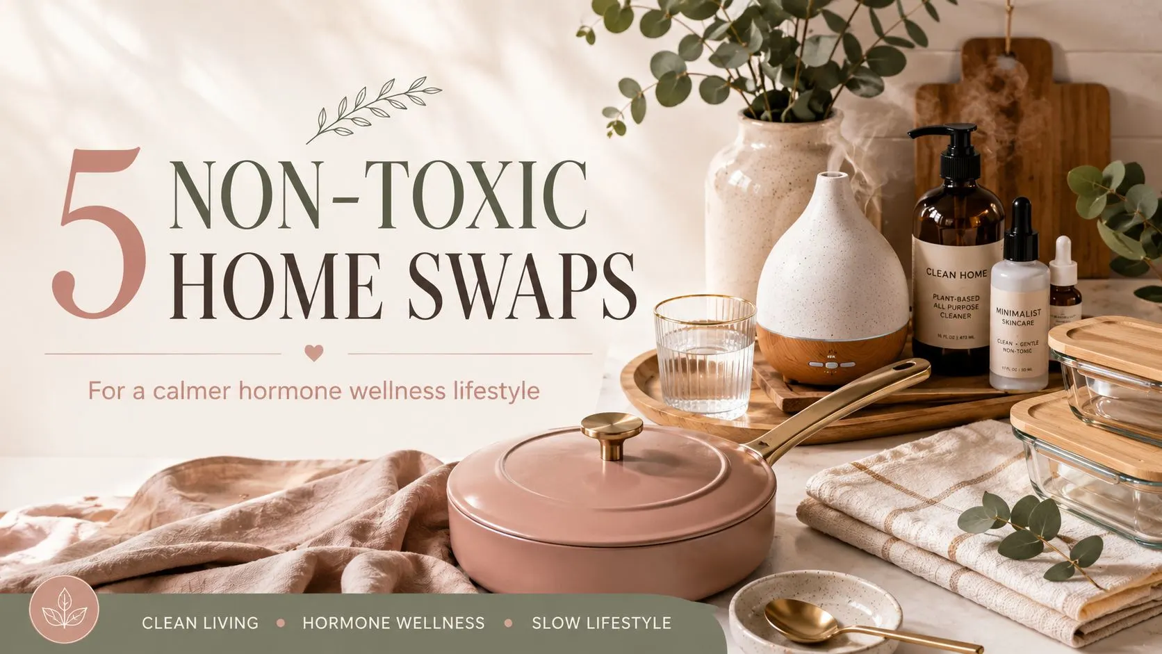 5 Non-Toxic Home Swaps for Hormone Wellness 🌿