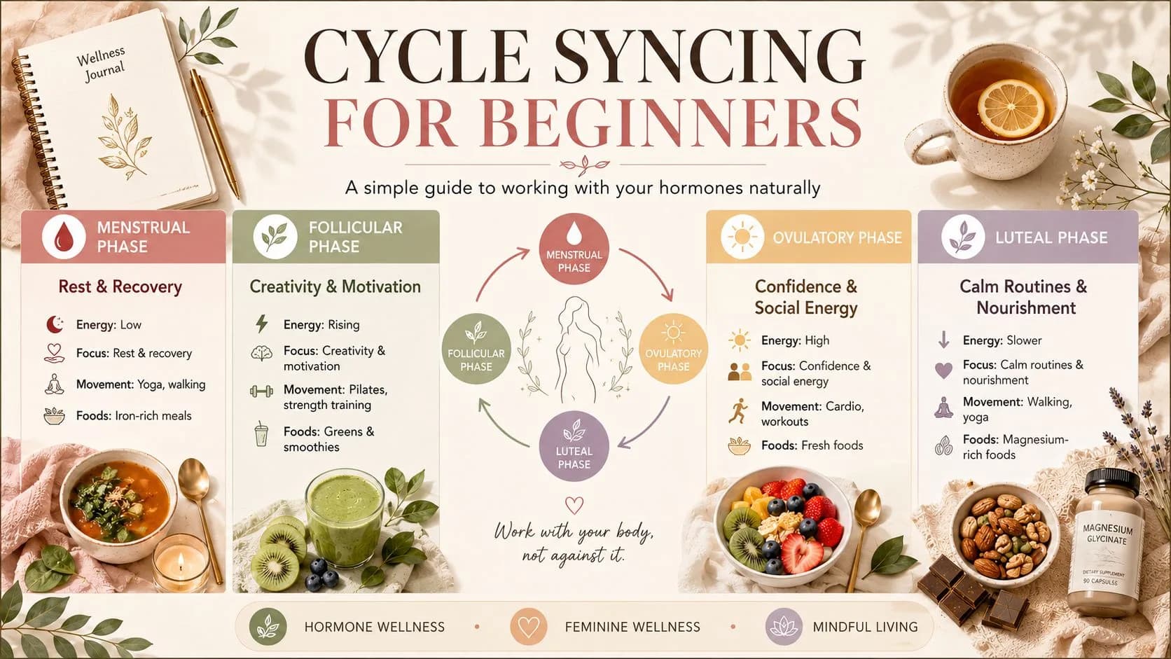 Cycle Syncing for Beginners: A Simple Hormone Wellness Guide