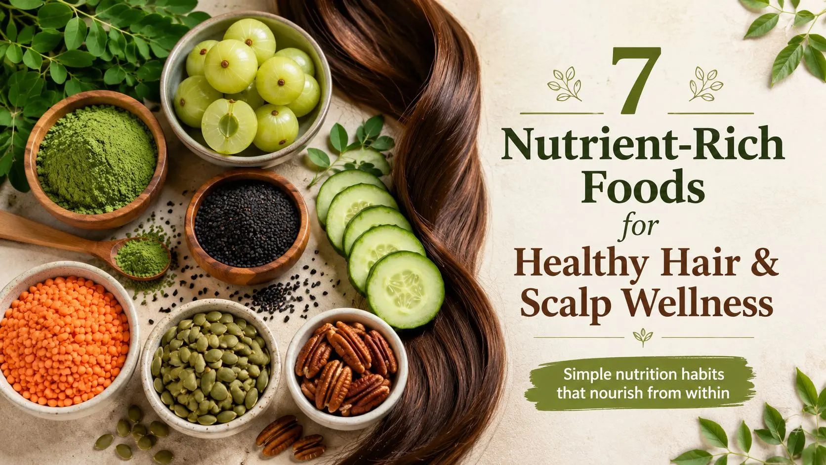 Foods for Hair & Scalp Wellness: 7 Nutrient-Rich Foods That Nourish From Within