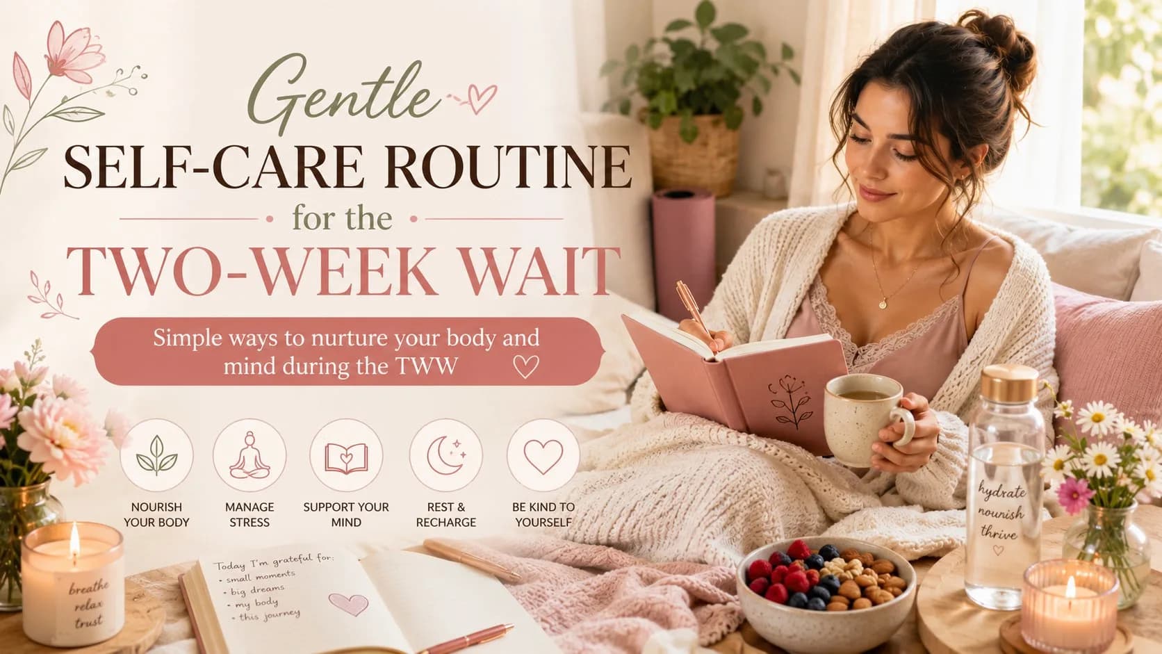 Gentle Self-Care Routine for the Two-Week Wait (TWW)