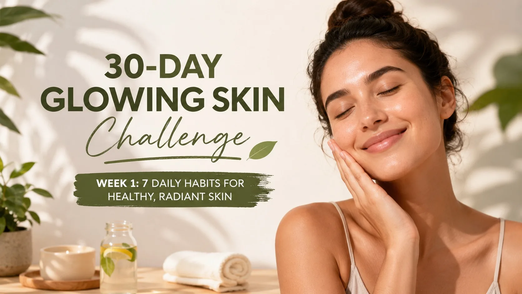 30-Day Glowing Skin Challenge – Week 1: Build the Foundation for Healthy, Radiant Skin Naturally