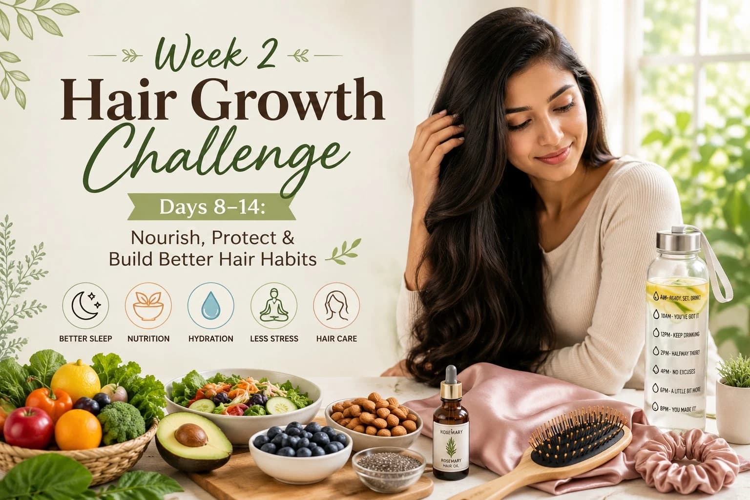 Week 2 Hair Growth Challenge: Days 8–14 for Stronger, Healthier Hair